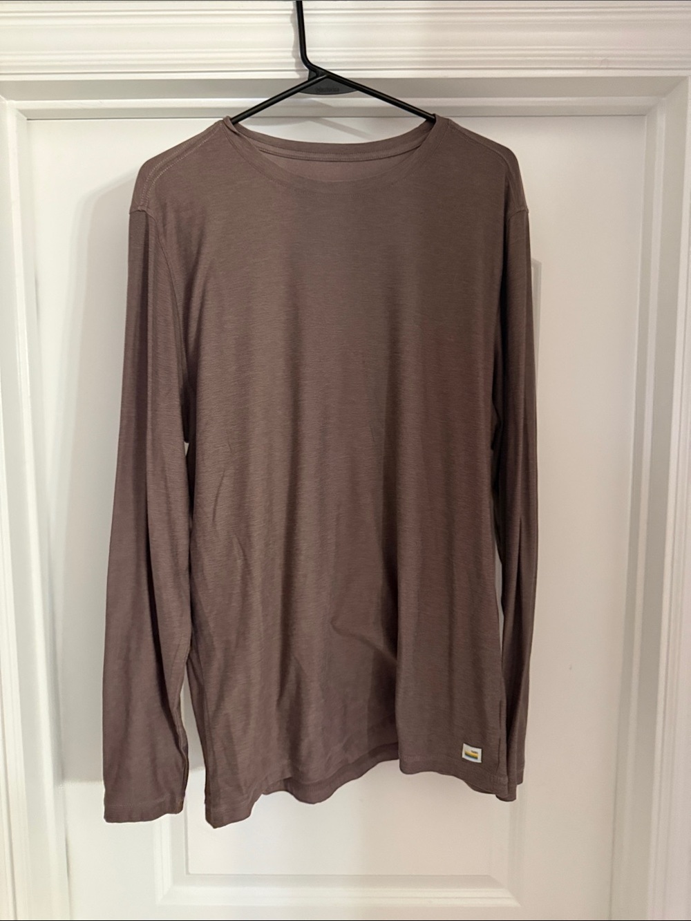 Vuori Men's Long Sleeve Crew — purple - Picture 3 of 3